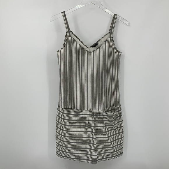 Theory Sially shift dress blue white stripe tank sleeveless mini cotton 20s 0 - Picture 1 of 4